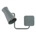 Argon 8883 - LORD Wall Lamp 1xE14/7W/230V, Grey