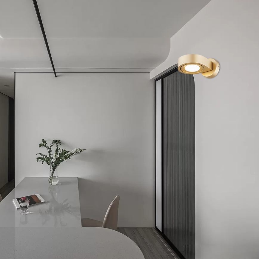 Argon 8899 - LOTUS Wall Light 1xGX53/12W/230V, Gold