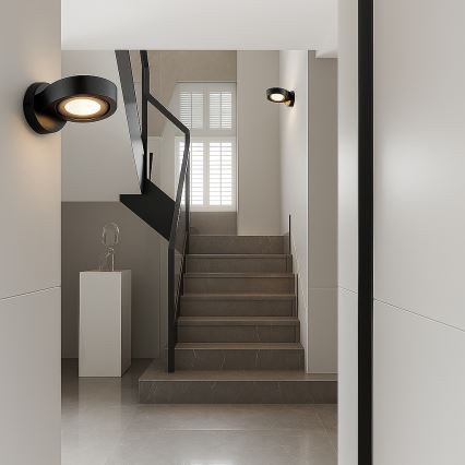 Argon 8900 - LOTUS Wall Light 1xGX53/12W/230V Black