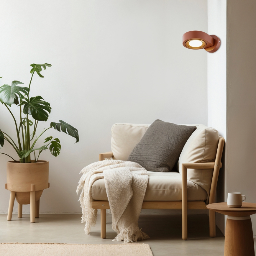 Argon 8902 - LOTUS Wall Light 1xGX53/12W/230V, Terracotta