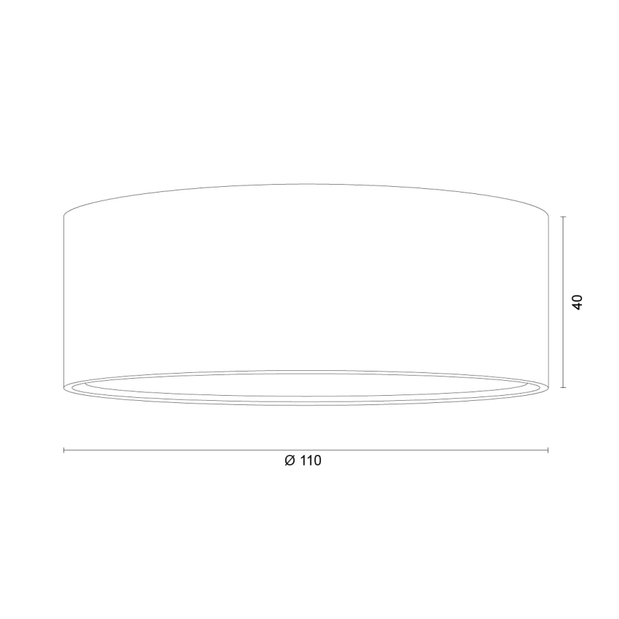 Argon 8903 - ELORA ceiling light 1xGX53/7W/230V Ø 11 cm gold