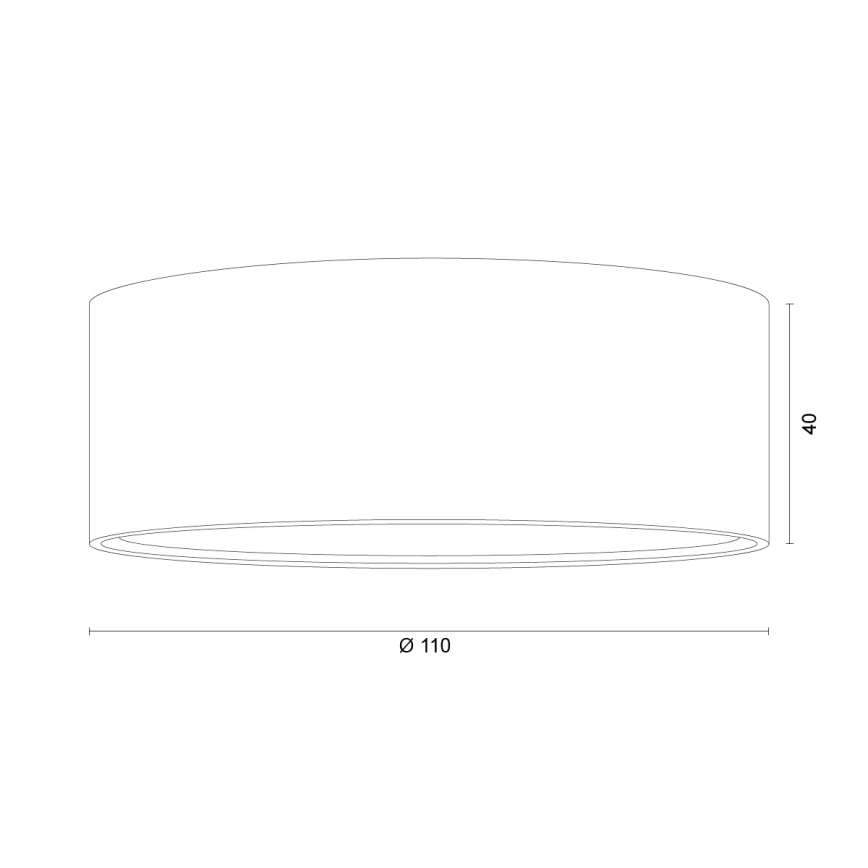 Argon 8905 - Ceiling light ELORA 1xGX53/7W/230V Ø 11 cm black