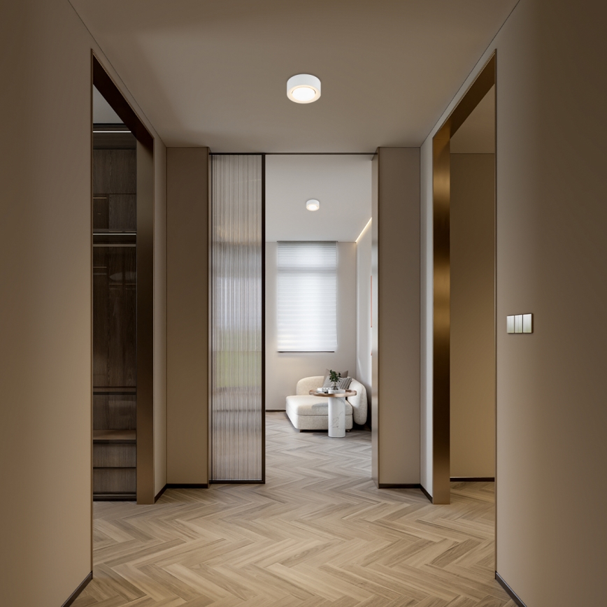 Argon 8915 - ELORA ceiling light 1xGX53/7W/230V Ø 11 cm white