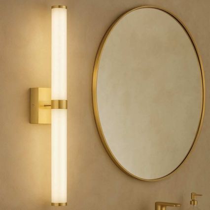 Argon 8926 - BATUMI LED Bathroom Mirror Light LED/24W/230V 3000K IP44 Gold