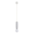 Argon 8938 - Cable-hung pendant BOLL 1xG9/6W/230V white