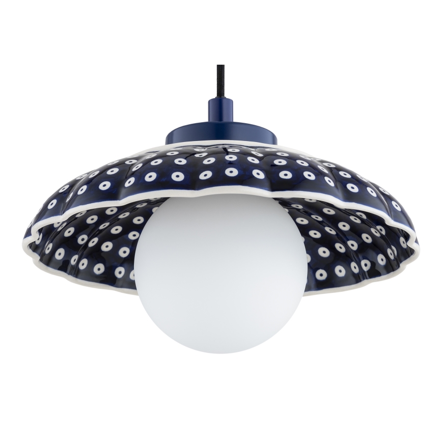 Argon 8948 - BOLL cable pendant light 1xG9/6W/230V Blue