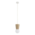 Argon 8951 - Bathroom pendant light on cable VOLANTE 1xG9/6W/230V IP44 beige