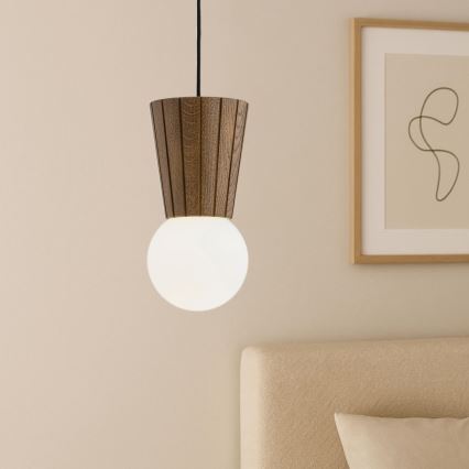 Argon 8952 - VOLANTE bathroom pendant light suspended on cable 1xG9/6W/230V IP44 brown