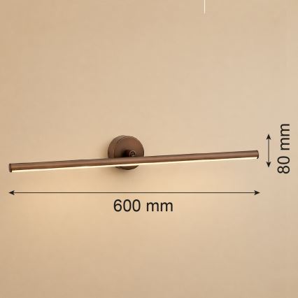 Argon 8995 - MIRI LED Picture Light, 10.8W/230V, 3000K, 60 cm, brown