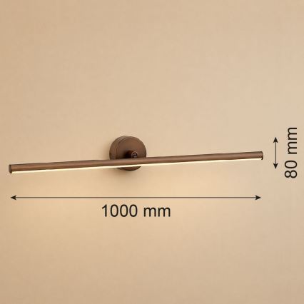 Argon 8997 - LED Picture Light MIRI LED/18W/230V 3000K 100 cm brown