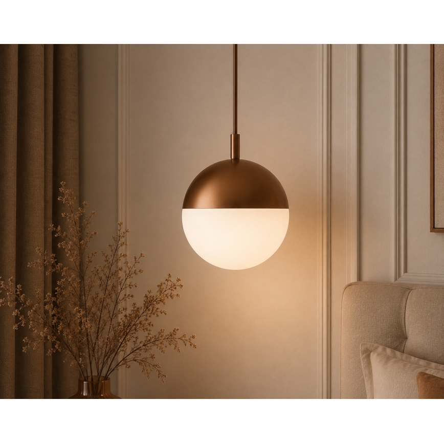 Argon 8998 - LIV Outdoor Cable Pendant Light 1xE27/15W/230V IP44 Brown