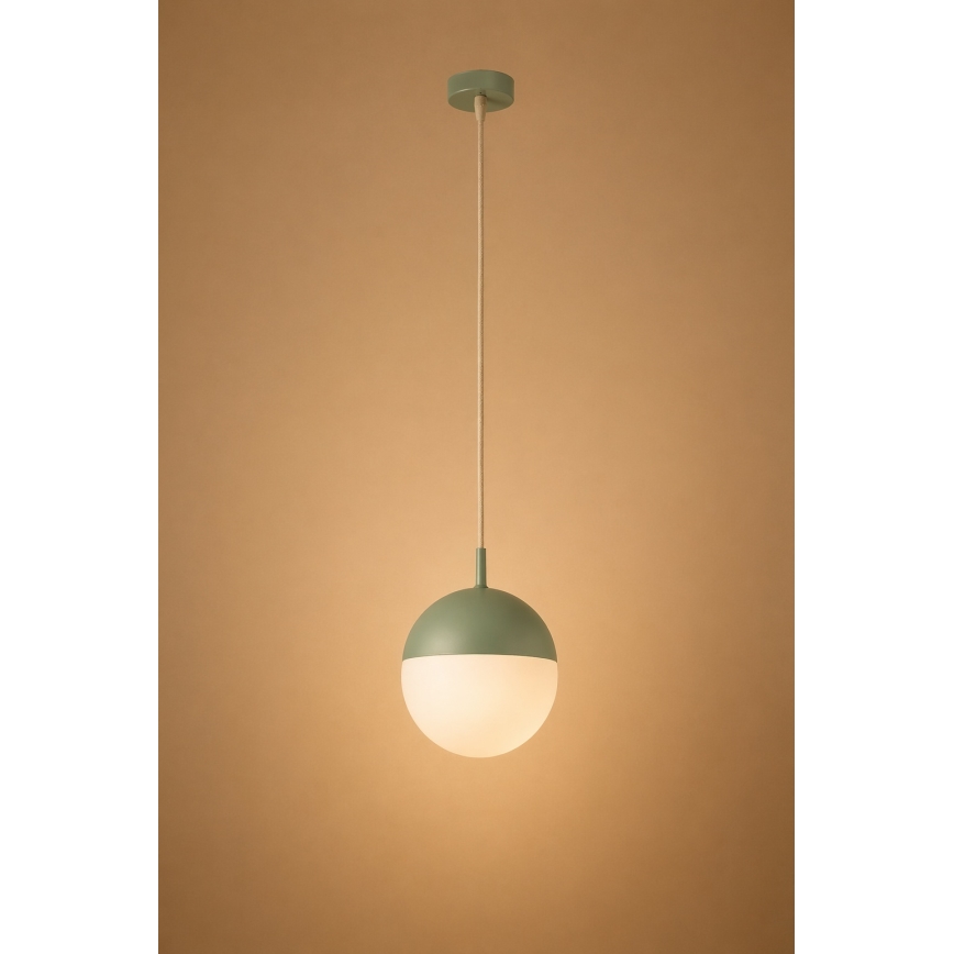 Argon 8999 - LIV Outdoor Cable Pendant Light 1xE27/15W/230V IP44 Green
