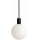 Argon 9005 - ORE outdoor cable pendant 1xG9/6W/230V black