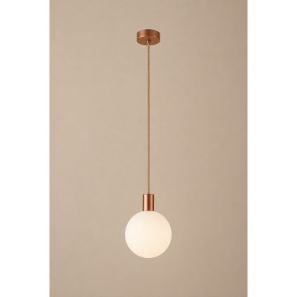 Argon 9006 - ORE Cable-Suspended Outdoor Pendant Light 1xG9/6W/230V, Copper