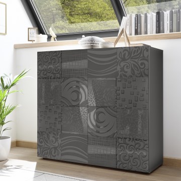 ARIA Anthracite Chest of Drawers