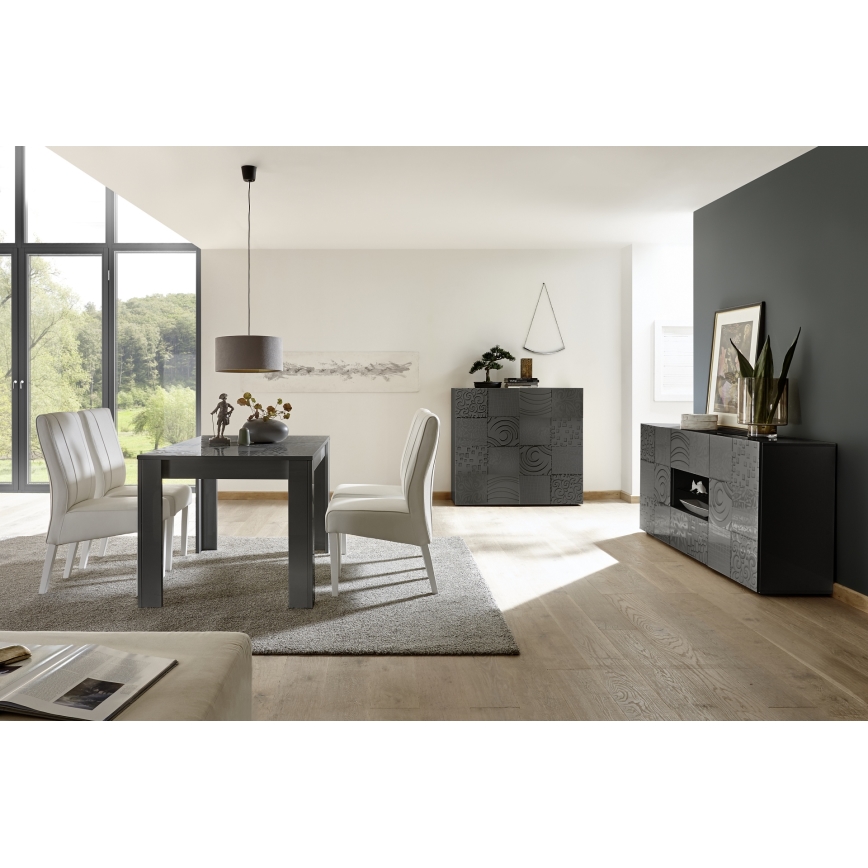 ARIA Anthracite Chest of Drawers