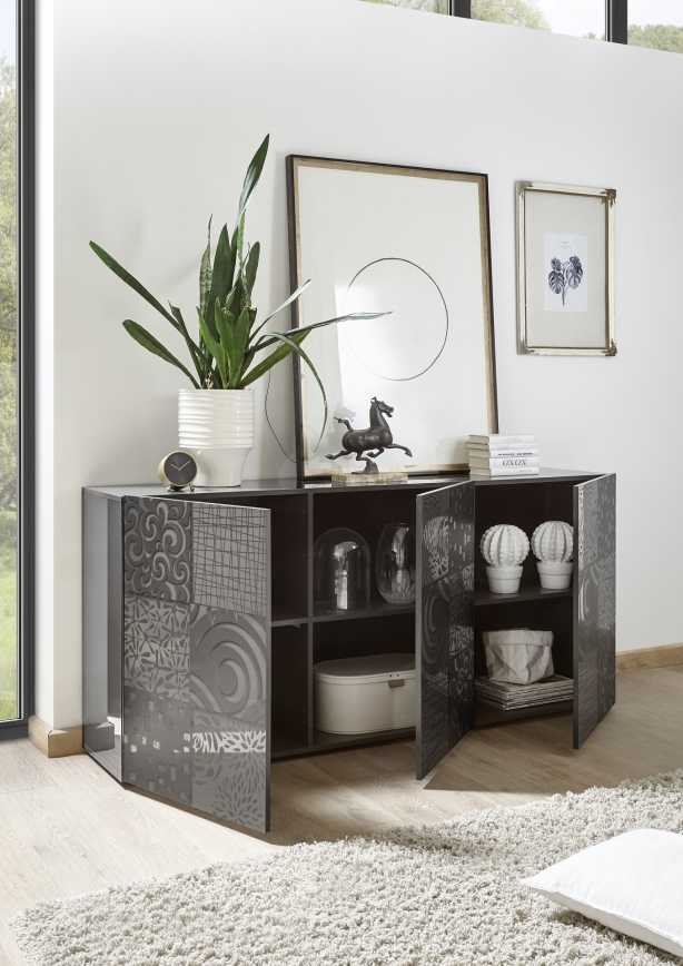 ARIA Anthracite Chest of Drawers