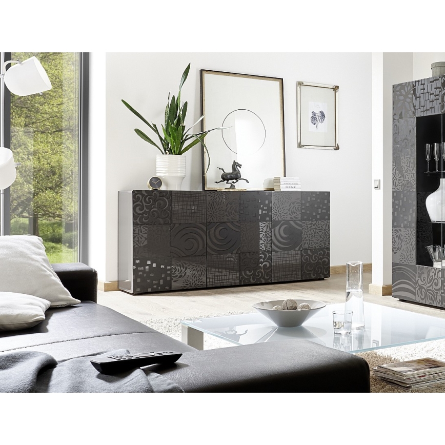 ARIA Anthracite Chest of Drawers