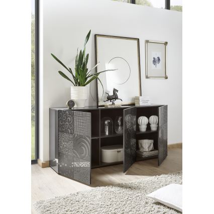 ARIA Anthracite Chest of Drawers
