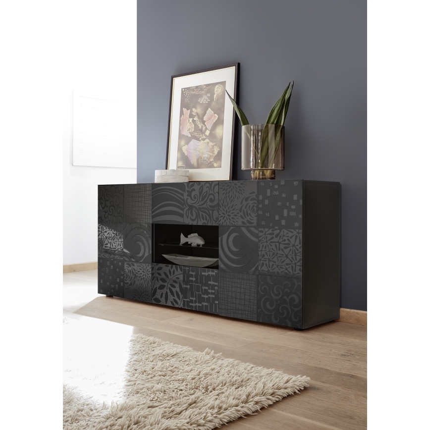 ARIA Anthracite Chest of Drawers