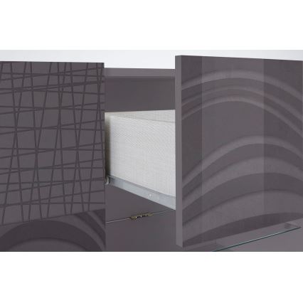 ARIA Anthracite Chest of Drawers