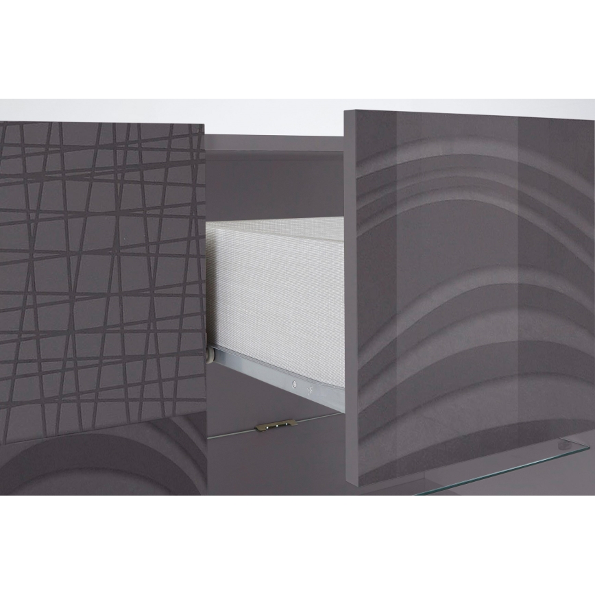 ARIA Anthracite Chest of Drawers