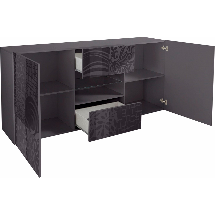ARIA Anthracite Chest of Drawers