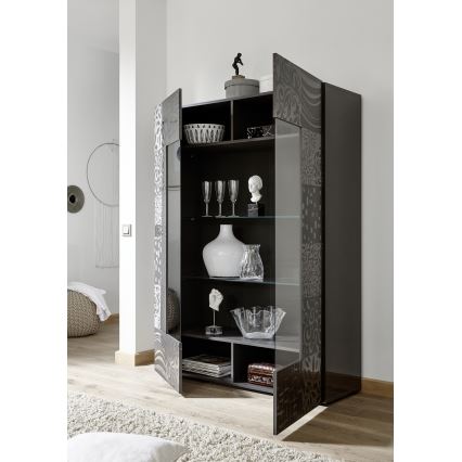 ARIA Anthracite Display Cabinet