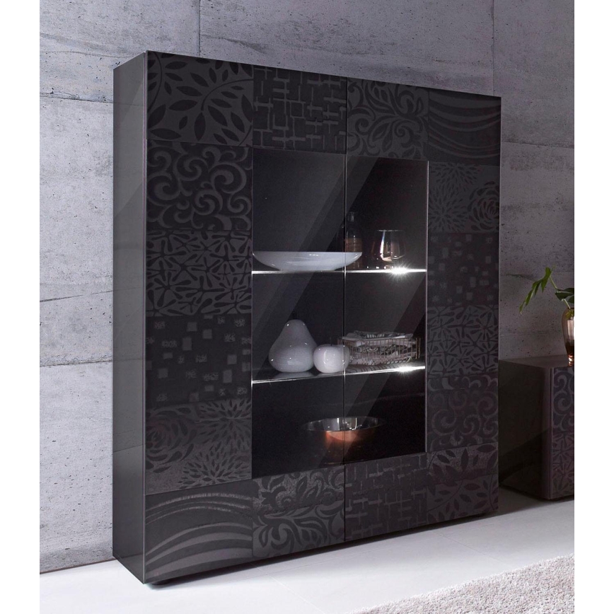 ARIA Anthracite Display Cabinet
