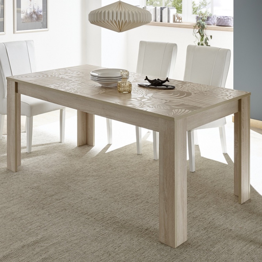 ARIA Extendable Dining Table in Sonoma Oak