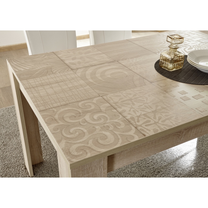 ARIA Extendable Dining Table in Sonoma Oak
