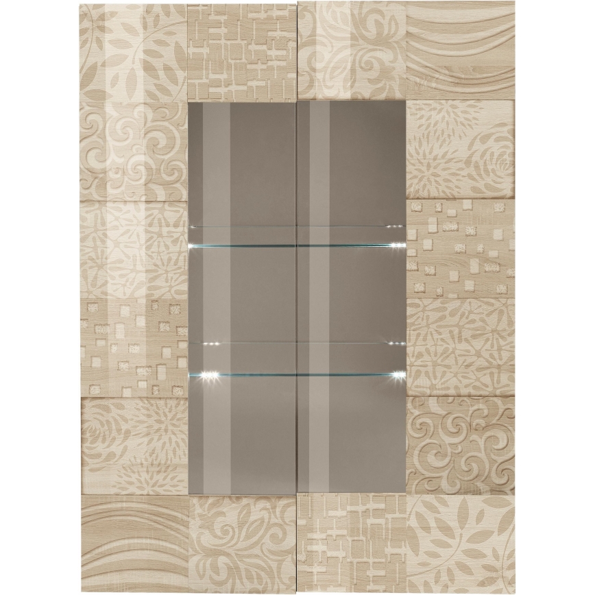 ARIA Sonoma Oak Display Cabinet