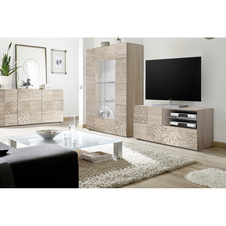 ARIA TV Stand in Sonoma Oak