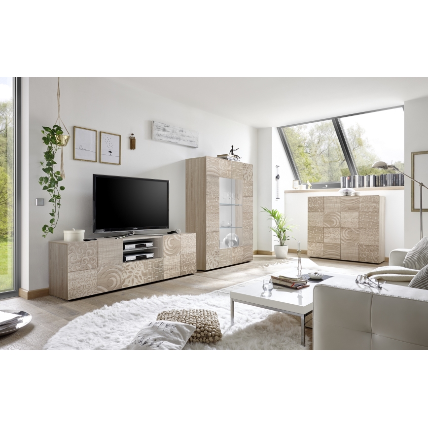 ARIA TV Stand, Sonoma Oak