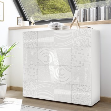 ARIA White Chest of Drawers