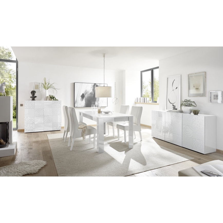 ARIA White Chest of Drawers