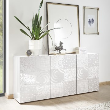 ARIA White Chest of Drawers