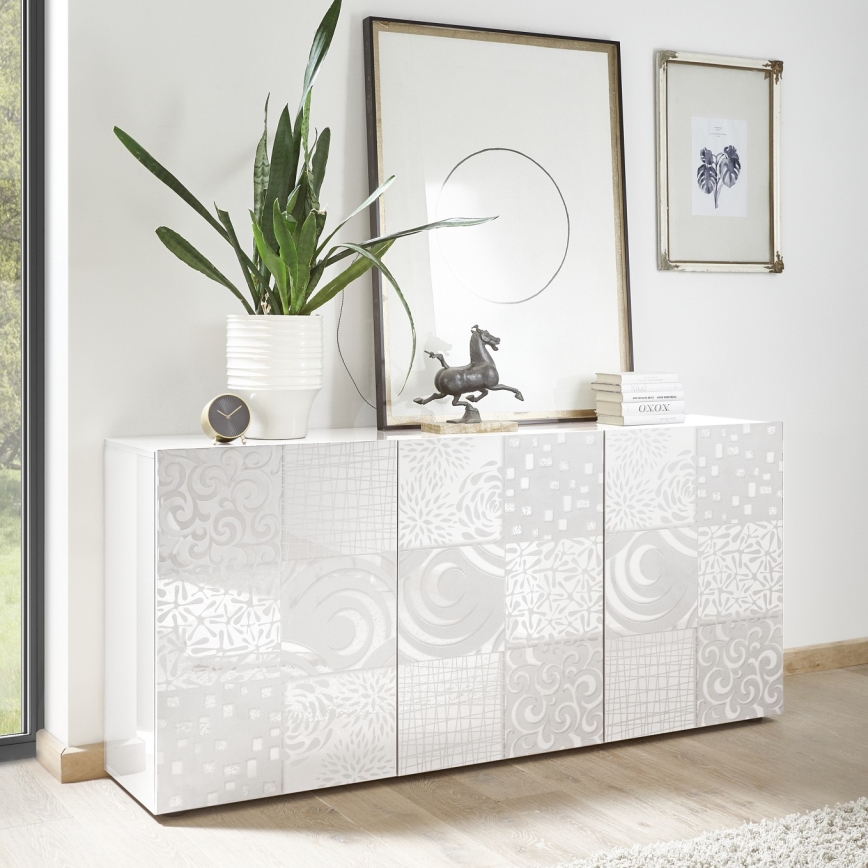 ARIA White Chest of Drawers