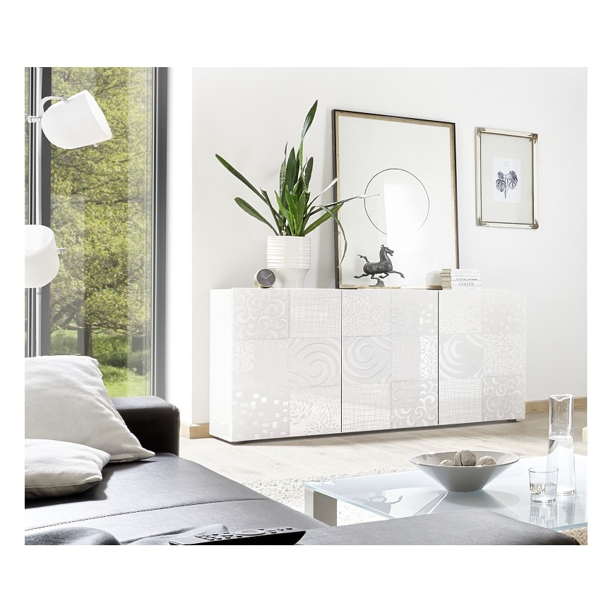 ARIA White Chest of Drawers