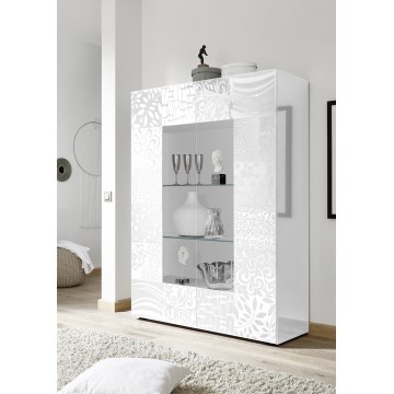 ARIA White Display Cabinet