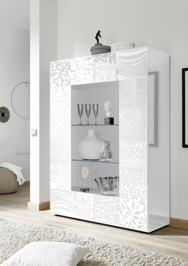 ARIA White Display Cabinet