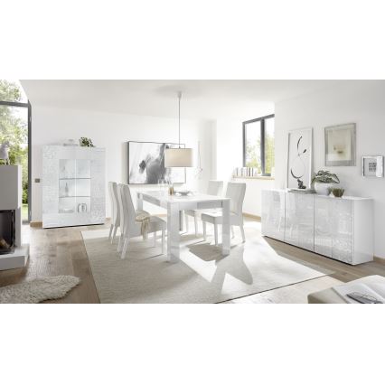 ARIA White Display Cabinet