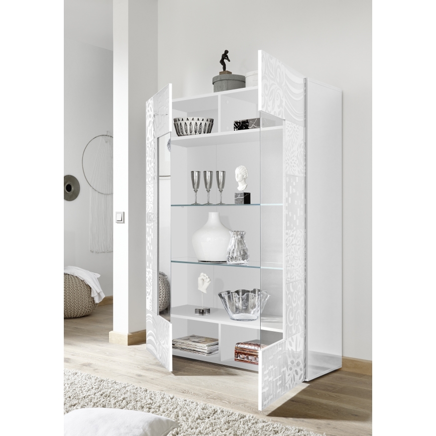 ARIA White Display Cabinet