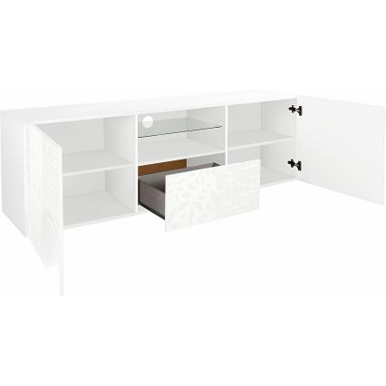 ARIA White TV Stand