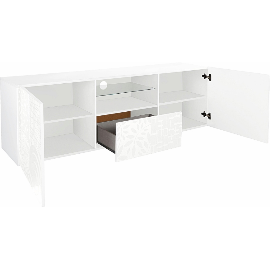 ARIA White TV Stand
