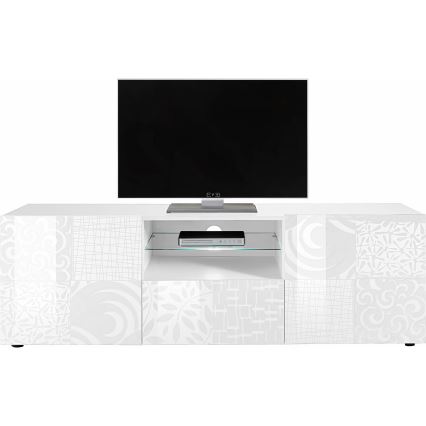 ARIA White TV Stand