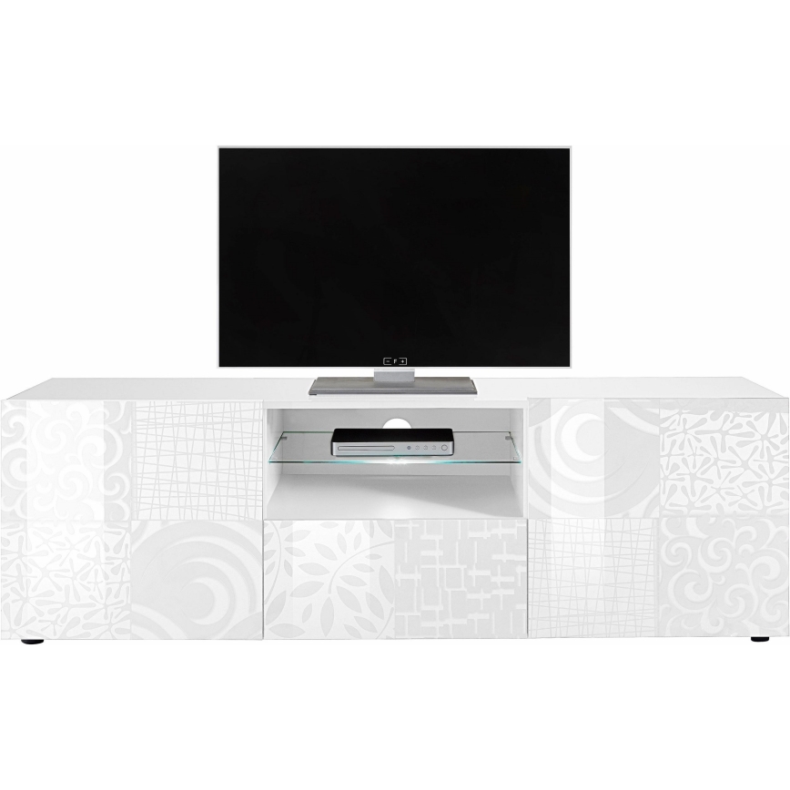 ARIA White TV Stand