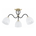 ARIEL Flush-mount chandelier 3xE27/15W/230V gold/black
