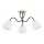ARIEL Flush-mount chandelier 3xE27/15W/230V gold/black