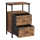 ARIN Bedside Table Brown/Black